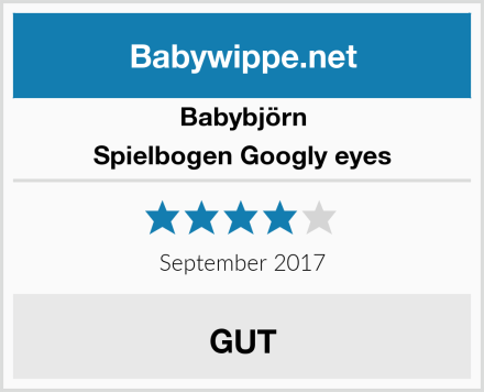 Babybjörn Spielbogen Googly eyes Test
