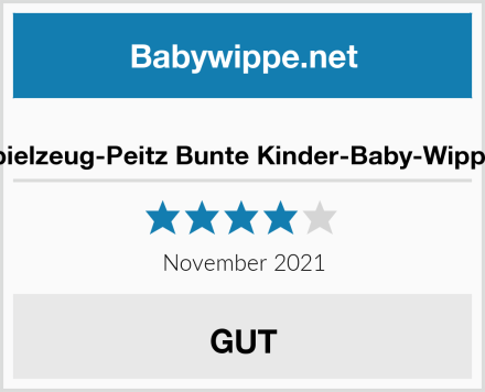  Holzspielzeug-Peitz Bunte Kinder-Baby-Wippe 8070 Test