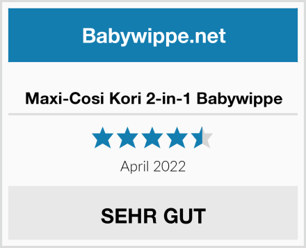  Maxi-Cosi Kori 2-in-1 Babywippe Test