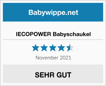  IECOPOWER Babyschaukel Test