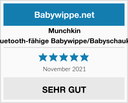 Munchkin Bluetooth-fähige Babywippe/Babyschaukel Test