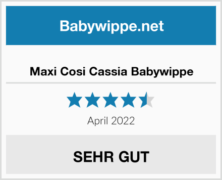 Maxi Cosi Cassia Babywippe Test